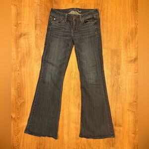American Eagle Outfitters Dark Blue Flare Jeans